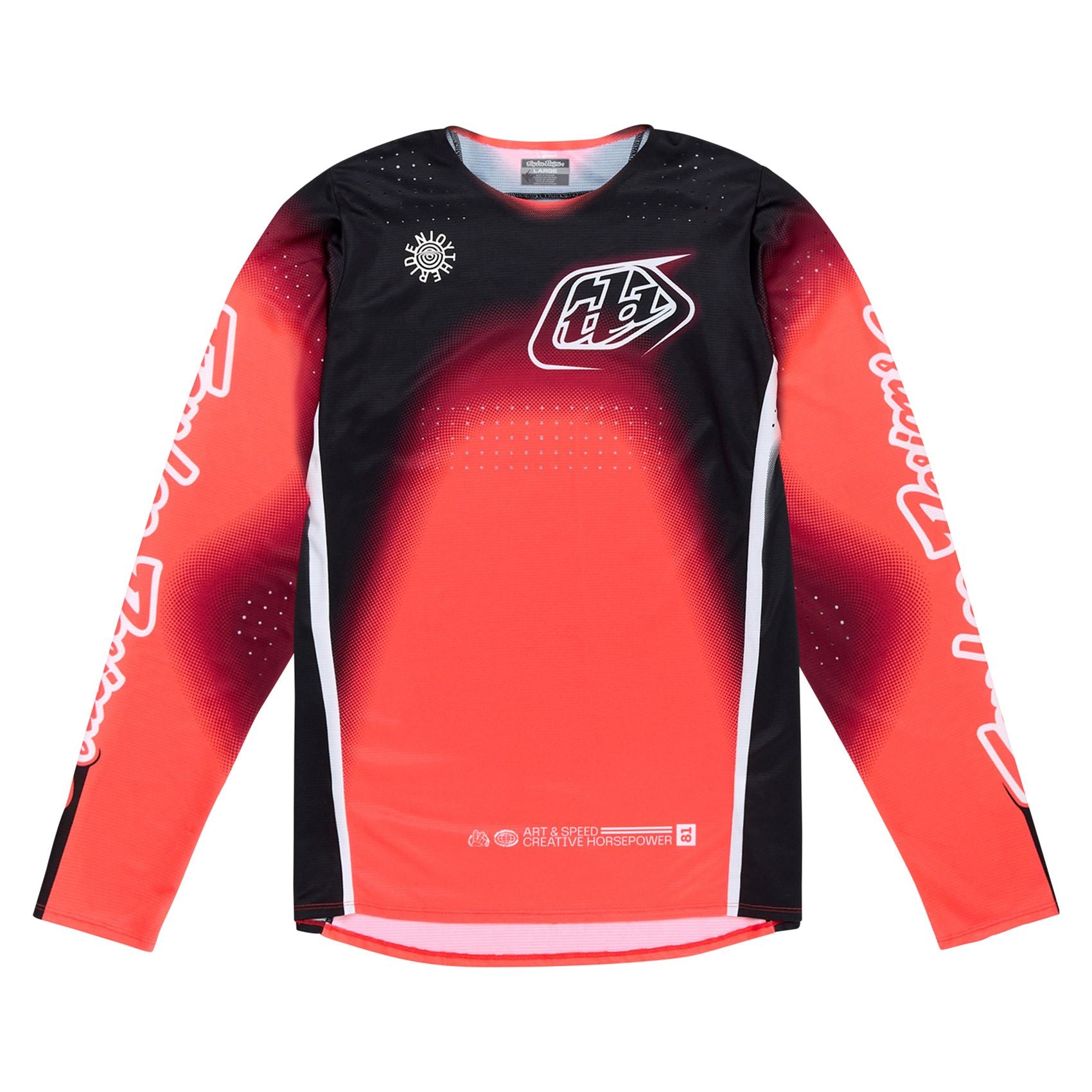 Troy Lee Designs Spring 2025 MX Jersey SE PRO Array Jersey Infra Red Black