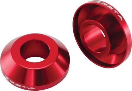 Zeta Racing Rear Wheel Spacer Red For Suzuki RM 125 2000 - 2011