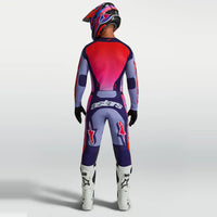 Alpinestars 2027 Racer Air Hunt MX Combo Kit Light Violet Deep Purple Pink Fluo