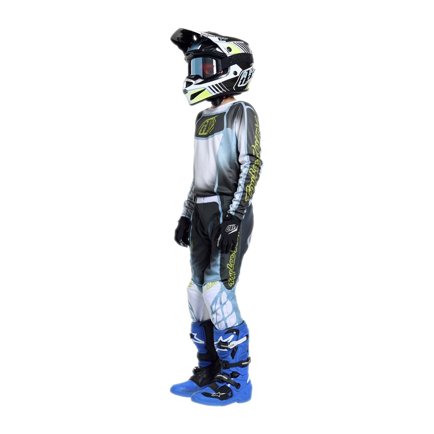 Troy Lee Designs Spring 2026 Youth GP Pro Framework MX Combo Kit Carbon Grey