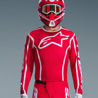 Alpinestars 2026 Fluid Apex Motocross Jersey Red White