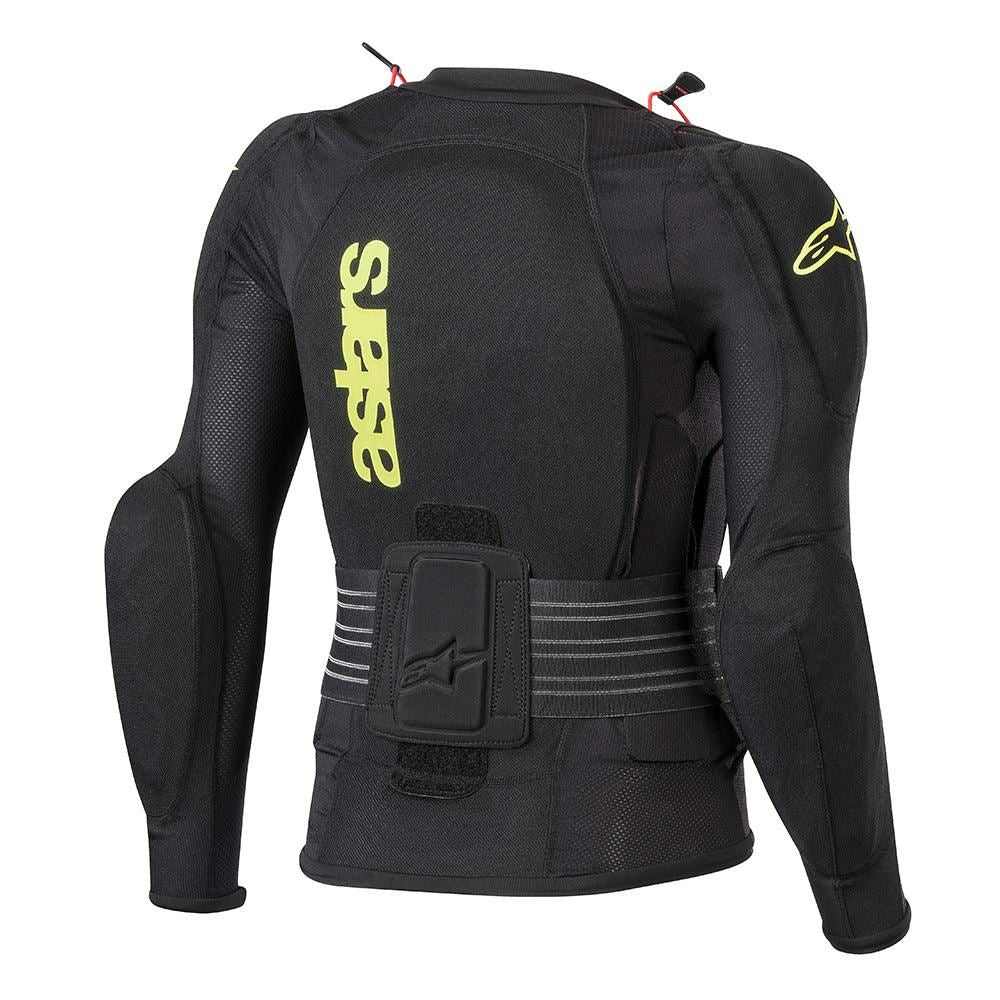 Alpinestars 2025 Youth Bionic Plus Protection Jacket Black Yellow Flou