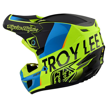 Troy Lee Designs SE5 Carbon Helmet W/MIPS Qualifier Yellow