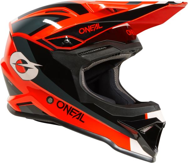 O'Neal 2024 Motocross Helmet 1SRS Youth Stream V.24 Black Red