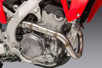 Yoshimura RS-12 Full Exhaust System Stainless Steel Carbon Cap For Honda CRF 250R 2022-2023