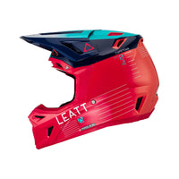 Leatt 2024 Helmet Moto 8.5 V23 Red with 5.5 Goggles Bag Quad
