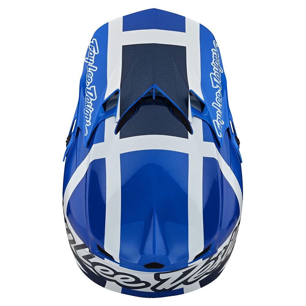 Troy Lee Designs 2025 SE4 Polyacrylite Helmet W/MIPS Quattro Blue