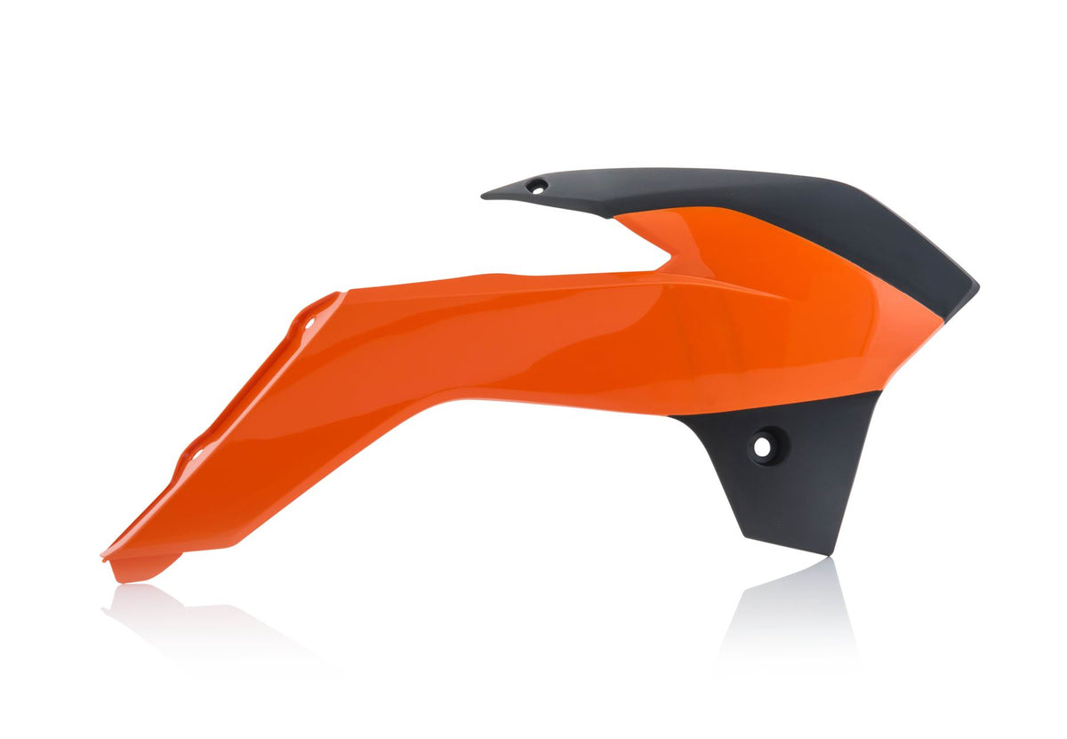 Acerbis Radiator Rad Scoops Orange Black 016 For KTM SX 85 2013-2017