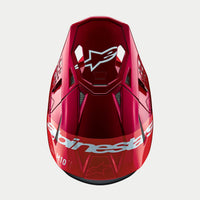 Alpinestars 2024 Supertech SM10 Flood Red Fluo Red Motocross Helmet