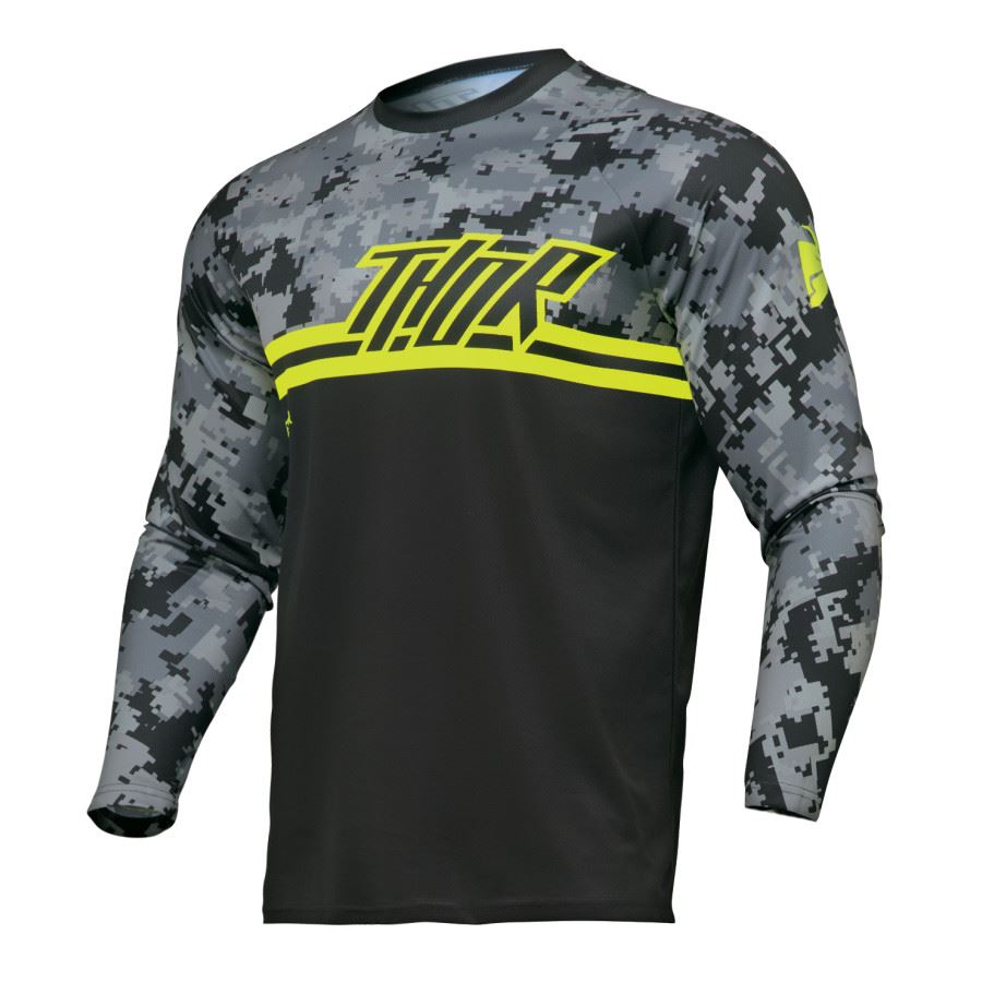 Thor 2025 Sector Digi Camo Black Motocross Combo Kit