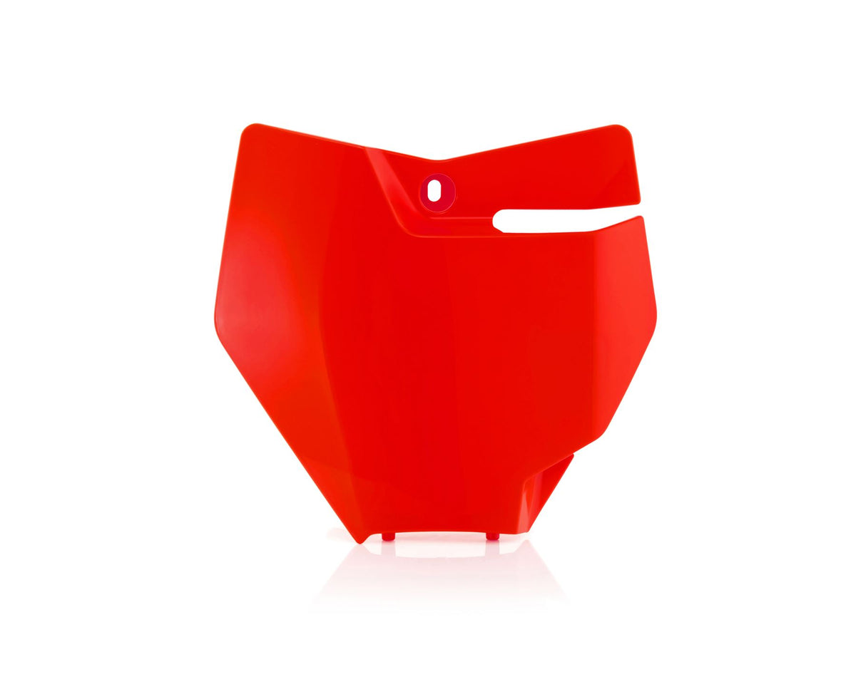 Acerbis Front Number Plate Orange Flou 0022927.014