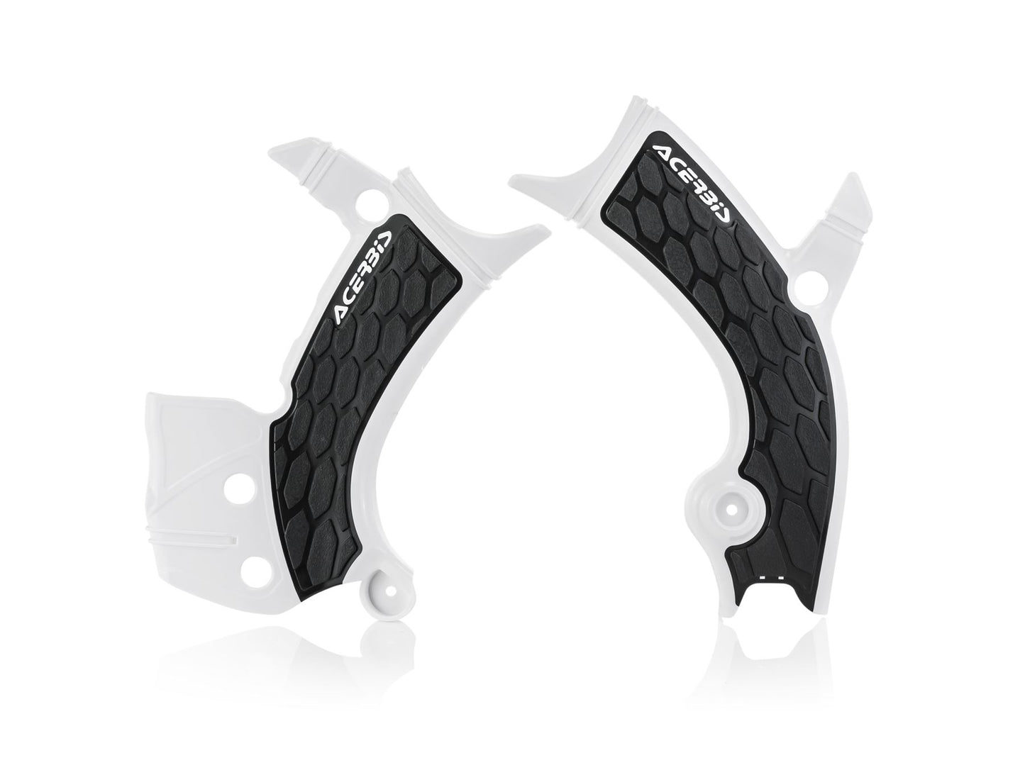 Acerbis X-Grip Frame Protector Guards White For Yamaha YZ 450 FX 2019-2022