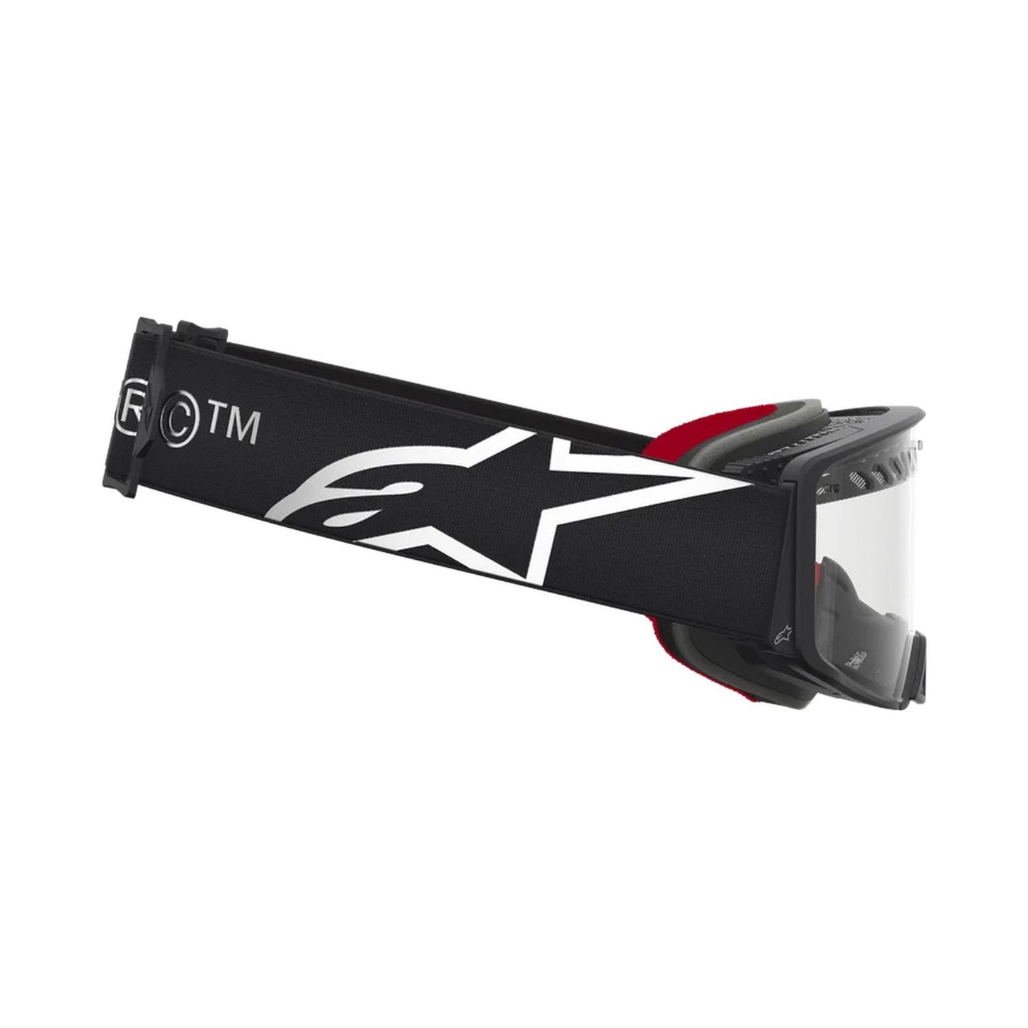 Alpinestars 2027 Supertech Dura Air Fluid MX Goggles Black Silver Clear