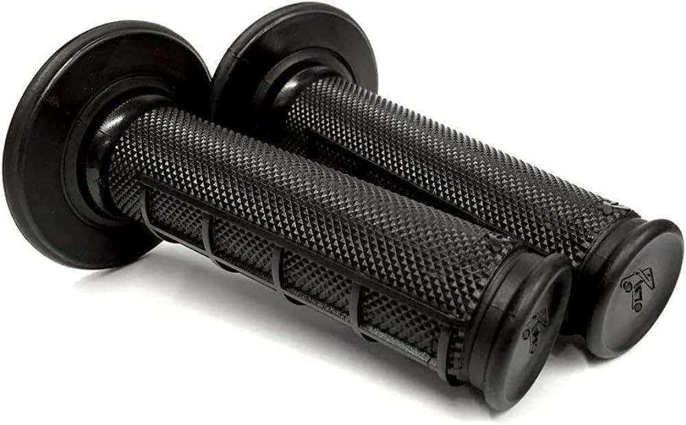 Renthal Dual Layer Ultra Tacky Half Waffle Black Grips Motocross Enduro