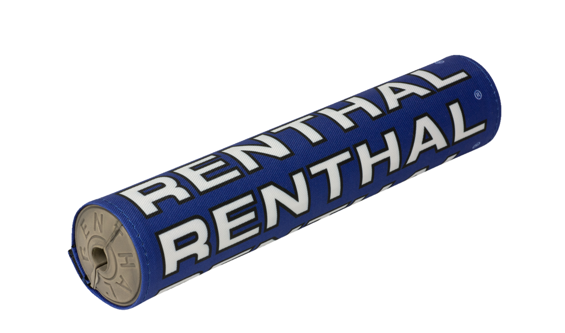 Renthal Supercross Bar Pad 10 inch/240mm Vintage Blue Black White