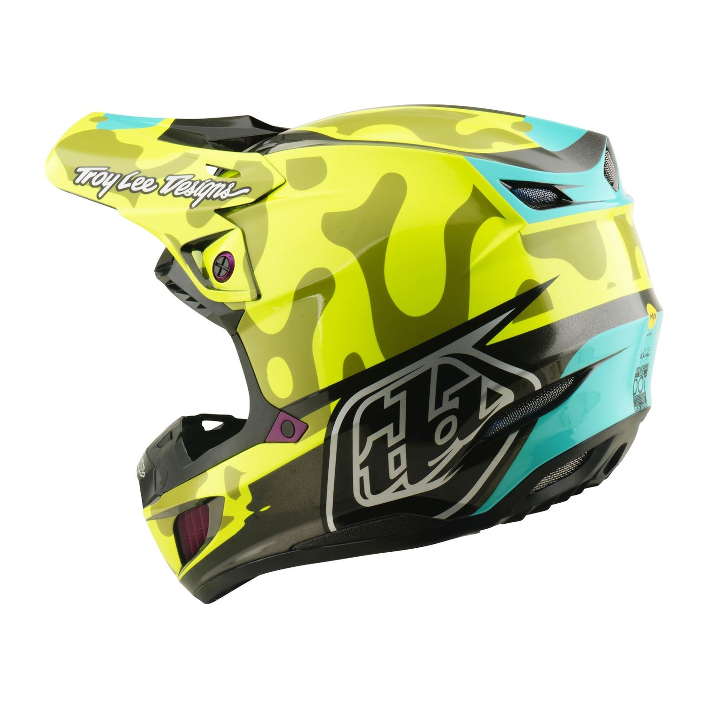 Troy Lee Designs Spring 2026 MX SE5 Composite Myth Helmets Flo Yellow