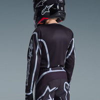 Alpinestars 2026 Youth Fluid Apex Motocross Jersey Black Grey