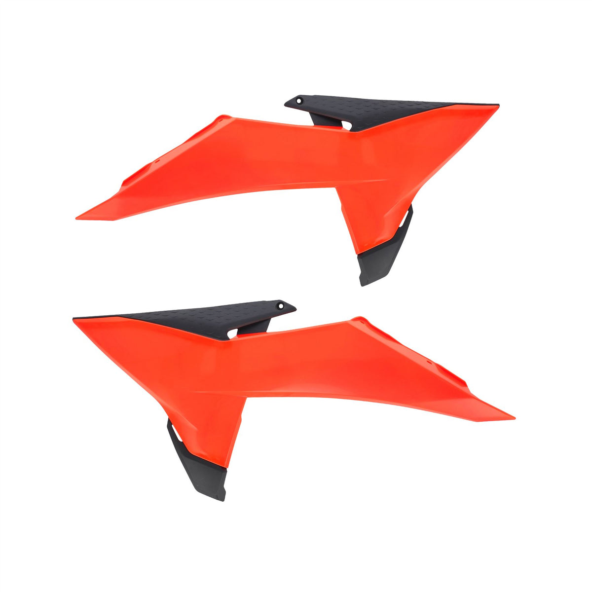 Acerbis Radiator Rad Scoops Orange Flou Black For KTM XC-F 350 2027