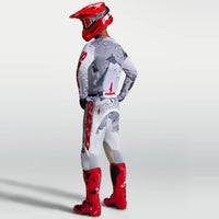 Alpinestars 2027 Racer Air Lone MX Combo Kit Grey Camo White Fire Red