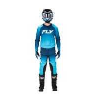 Fly Racing 2026 Motocross Combo Kit Evolution DST  Blue White