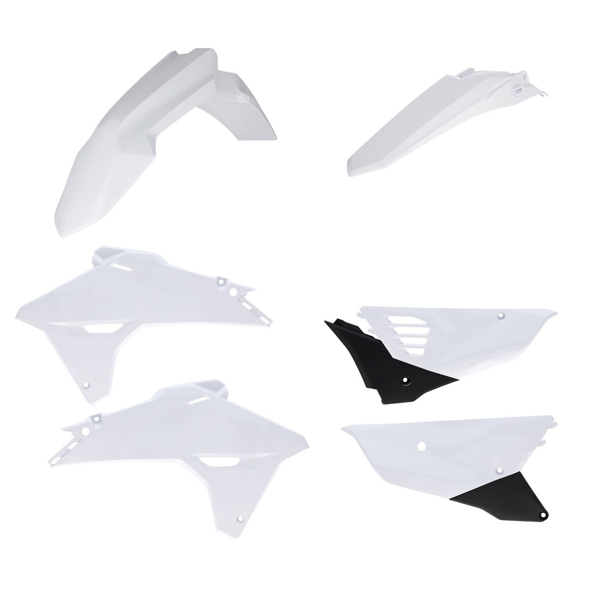 Acerbis Plastic Kit White Black 0028306.237