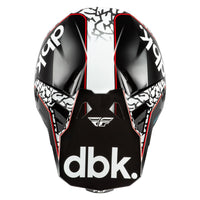 Fly Racing 2026 Motocross Helmet Formula CP DBK Black White Red