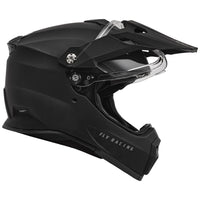 Fly Racing 2025 Trekker Solid Motocross Helmet Matte Black