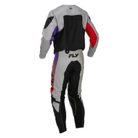 Fly Racing 2026 Motocross Combo Kit Kinetic  Grey Red Purple Black