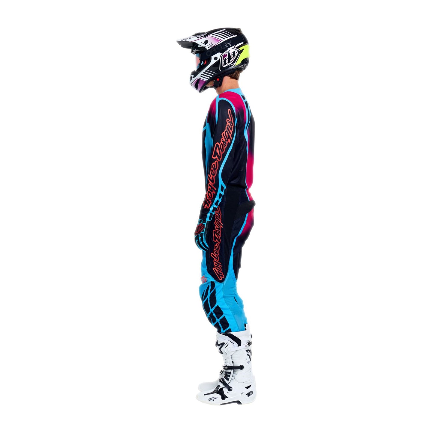 Troy Lee Designs Spring 2026 GP Pro Framework MX Combo Kit Black Cyan