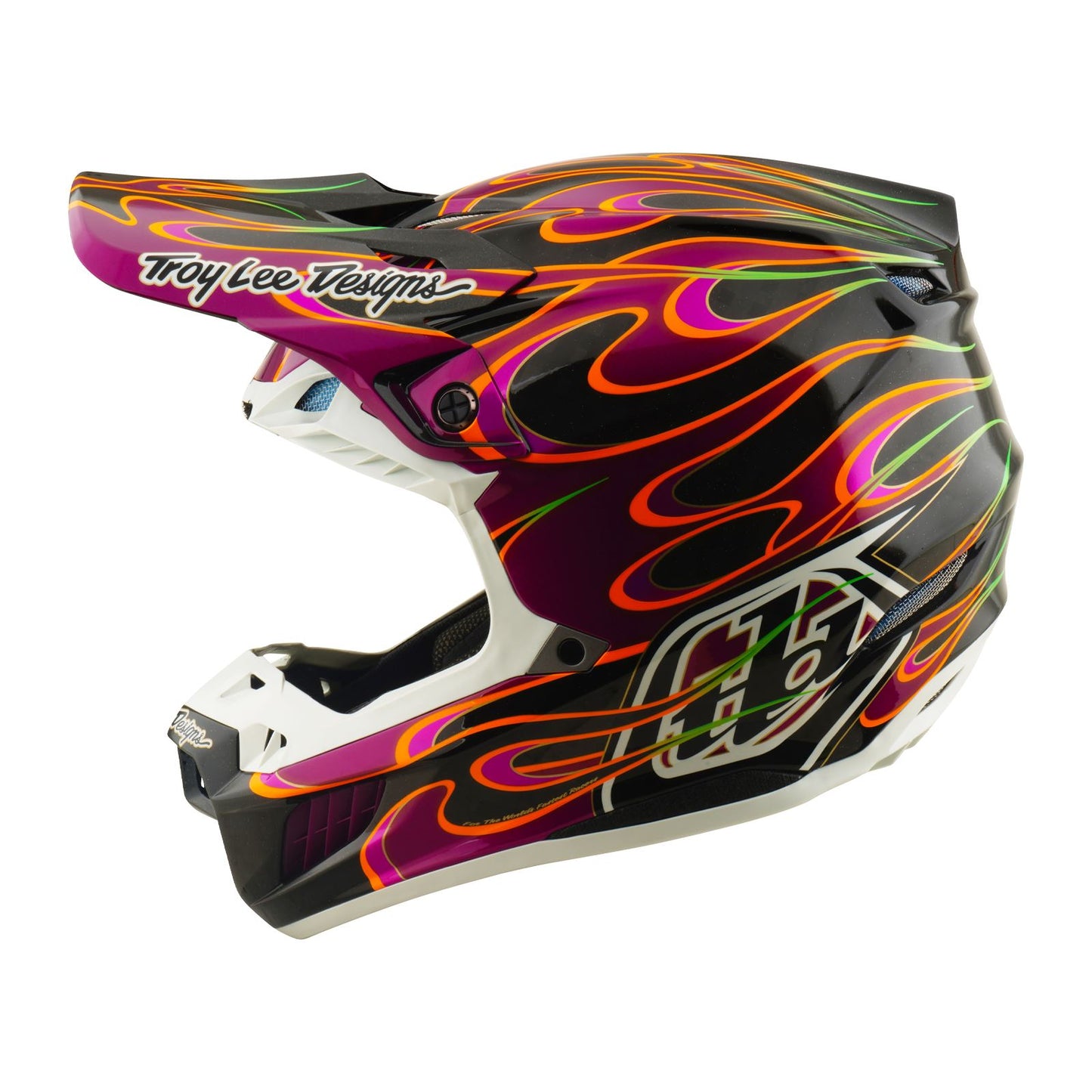 Troy Lee Designs Spring 2026 MX SE5 Carbon Torched Helmets Black Violet