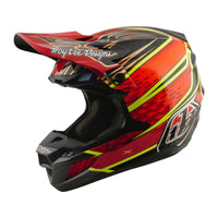 Troy Lee Designs Spring 2026 MX SE5 Carbon Wings Helmets Red