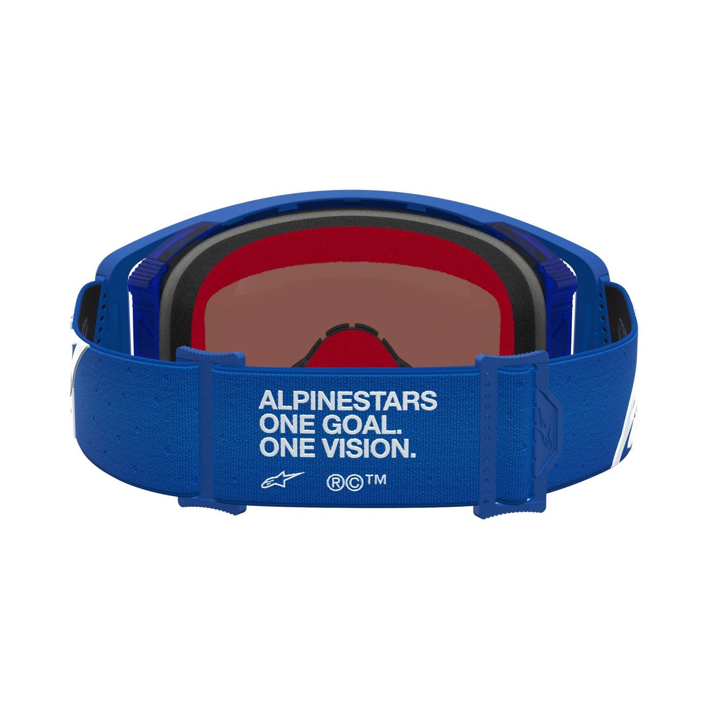 Alpinestars 2027 Supertech Vesta MX Goggles Blithe Blue White Mirror Blue