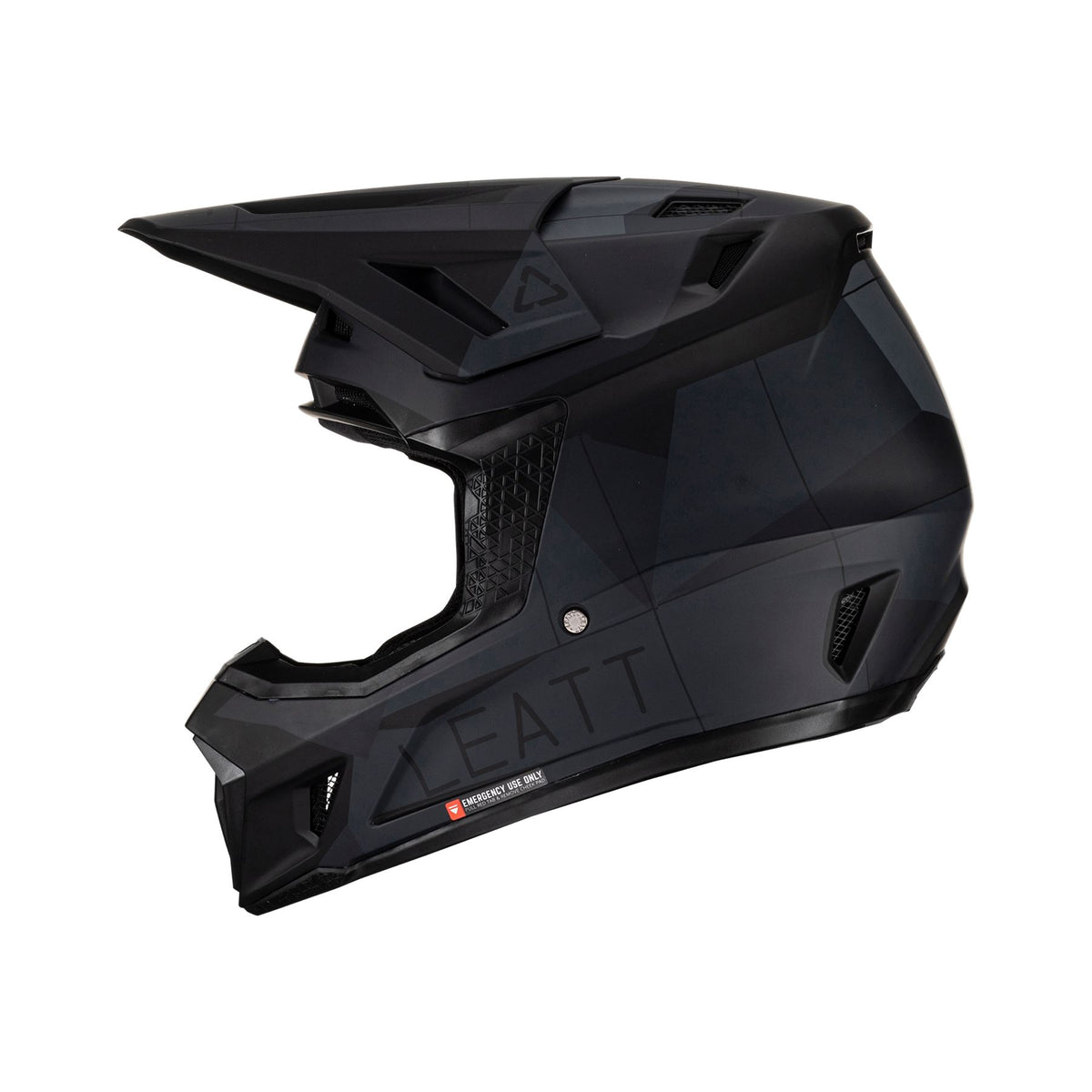 Leatt 2023 Helmet Moto 7.5 V23 Stealth with 4.5 Goggles & Helmet Bag