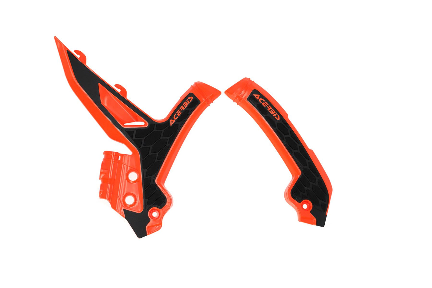 Acerbis X-Grip Frame Protector Guards Orange Black For KTM XC-W 250 TPI 2023