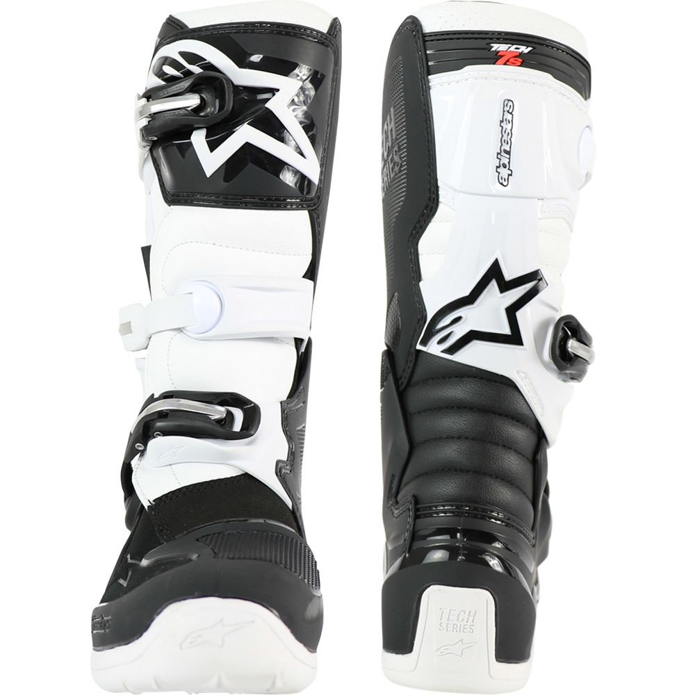 Alpinestars 2026 Tech 7S Youth Motocross Boots Black White