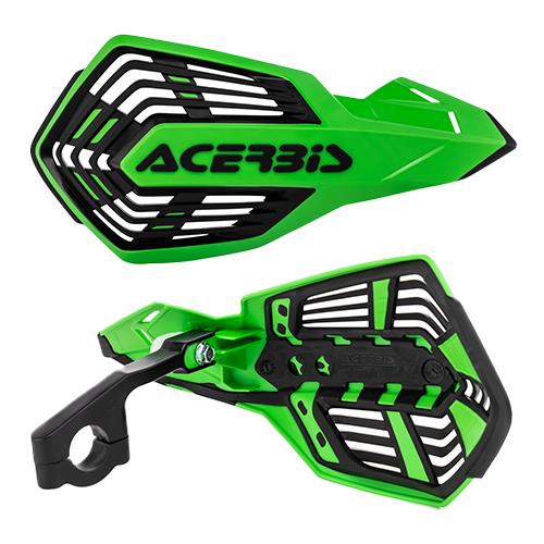 Acerbis X-Future Vented MX Handguards Green Black Kawasaki KX 300 X 2024