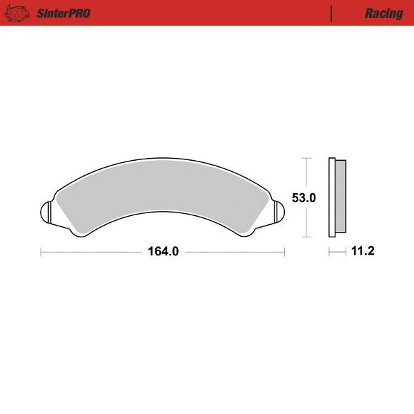 Moto-Master Pro Racing Sintered Brake Pads