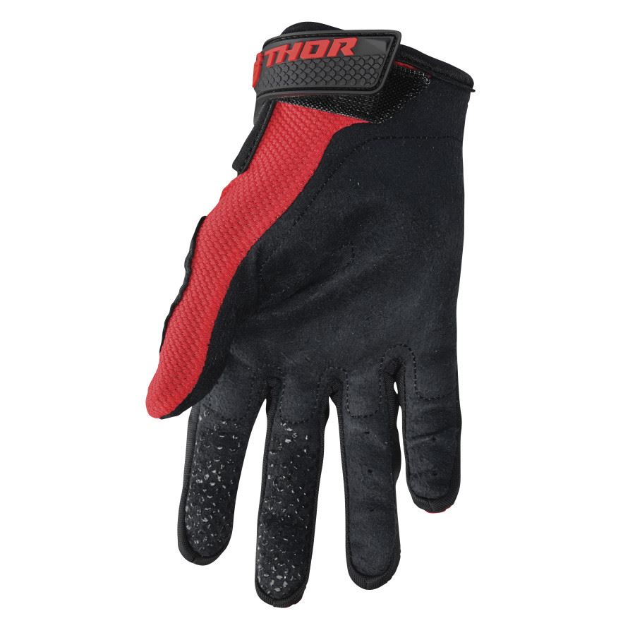 Thor Youth Sector Red White Motocross Gloves CLEARANCE