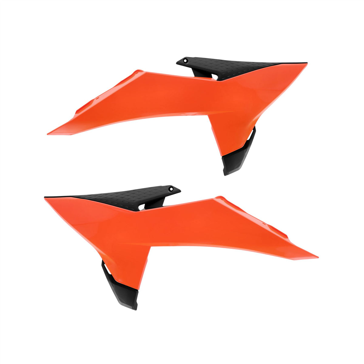 Acerbis Radiator Rad Scoops Orange Black For KTM SX-F 450 2025-2027