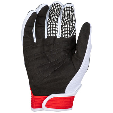 Fly Racing 2025 Youth F-16 Motocross Gloves Black Red White