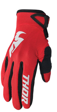 Thor Motocross Gloves CLEARANCE Sector Red White