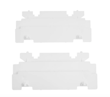 Polisport Radiator Louvres Grills White For Suzuki RM 125 2001-2008