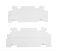 Polisport Radiator Louvres Grills White For Suzuki RM 250 1996-2008