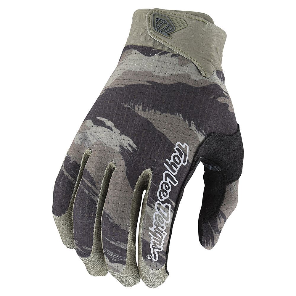 Troy Lee Designs 2025 Air Brushed Camo Army Green Gloves
