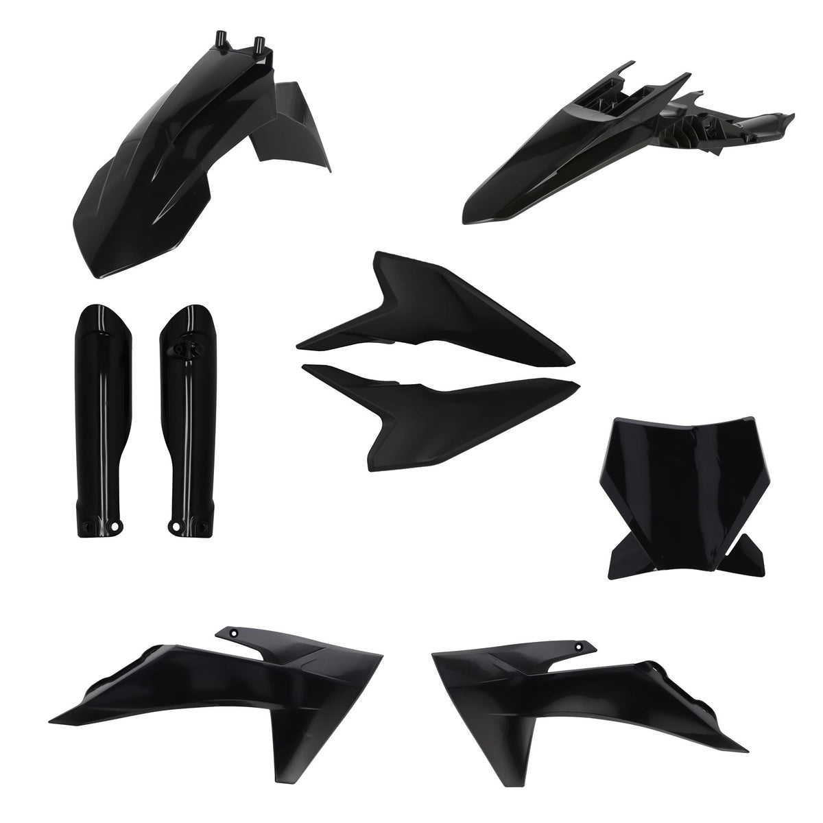Acerbis Full Plastic Kit Black 0026984.090