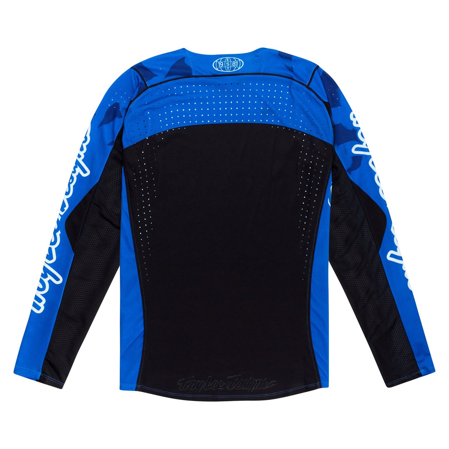 Troy Lee Designs Spring 2025 MX Jersey SE PRO Blotted Jersey Bright Blue