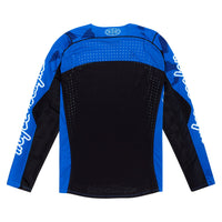 Troy Lee Designs Spring 2025 MX Jersey SE PRO Blotted Jersey Bright Blue