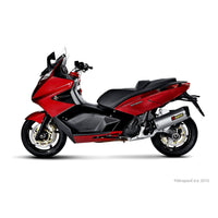 Akrapovic Stainless Steel Line Slip On Silencer For Aprilia SRV 850 ABS 2012-2016