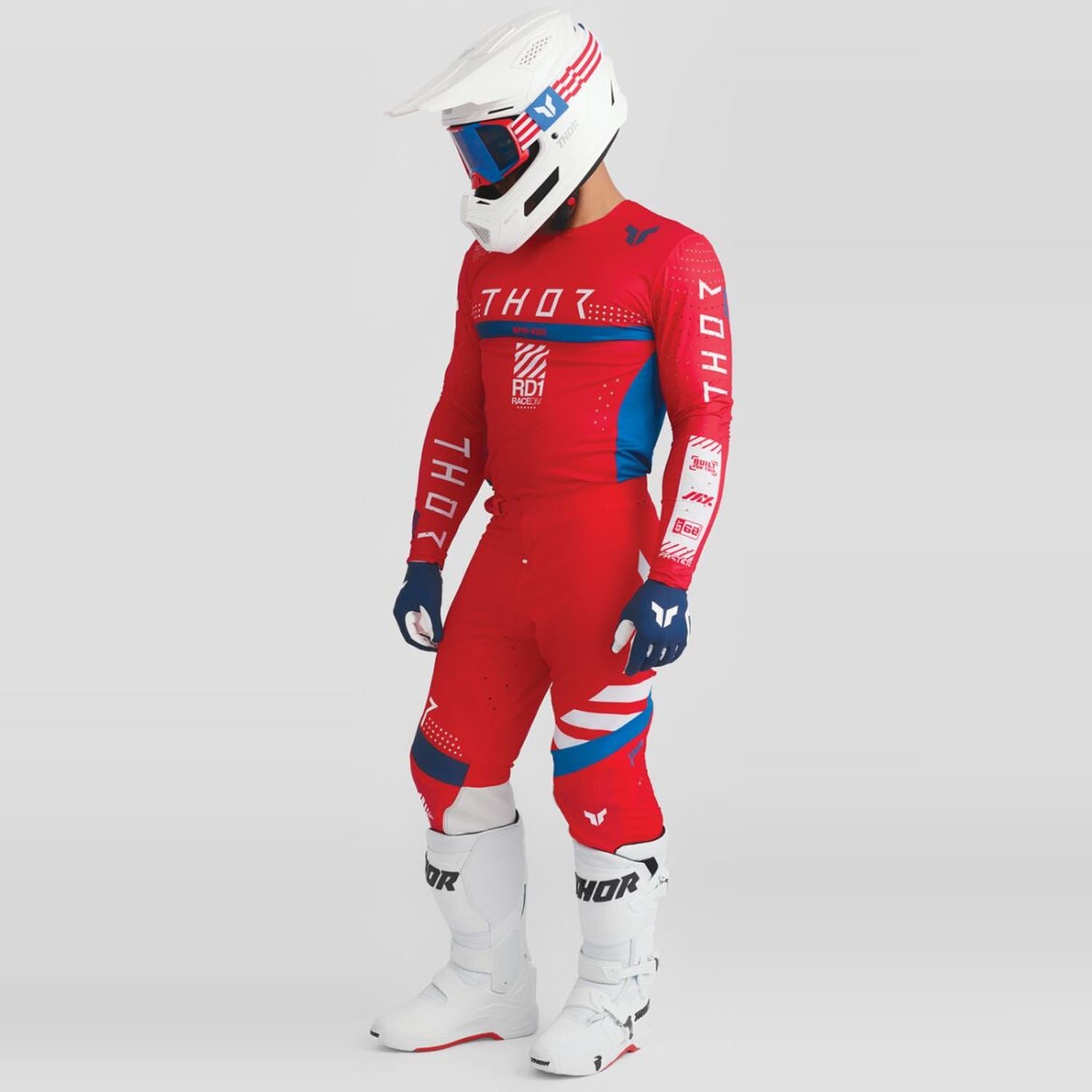Thor 2026 Sportmode Synth Red MX Combo Kit