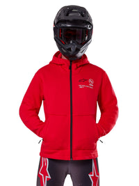 Alpinestars 2026 Racer MX Fleece Ride Hoodie Bright Red
